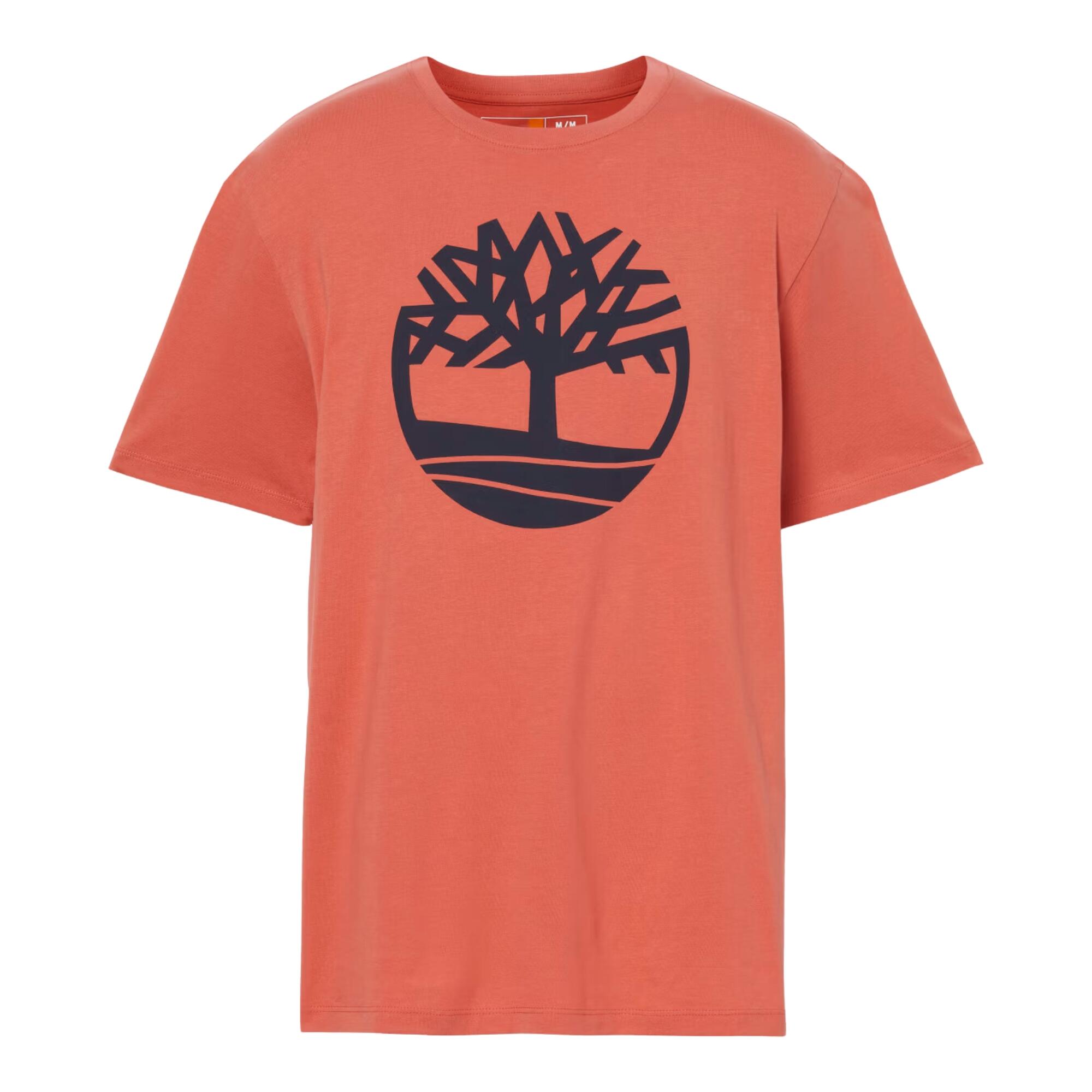 T-shirt Kennebec River Tree Logo Orange - TB0A2C2REI4 5/5