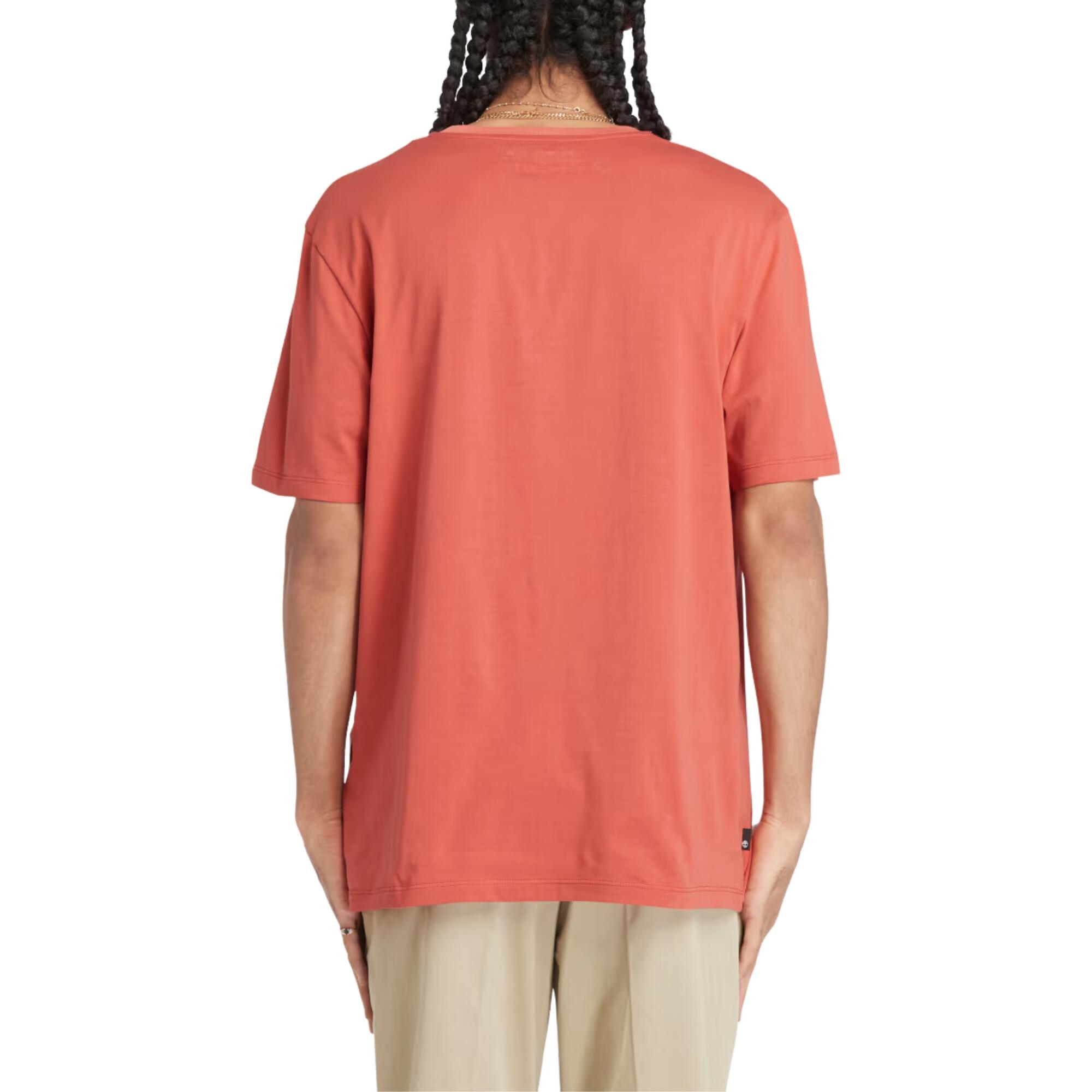 T-shirt Kennebec River Tree Logo Orange - TB0A2C2REI4 2/5