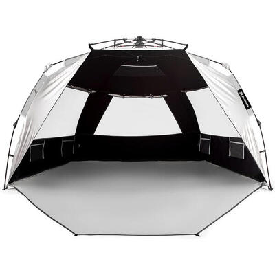 Deryan Up To Go Tenda da Spiaggia Pop Up - Anti-UV 50+ - Argento