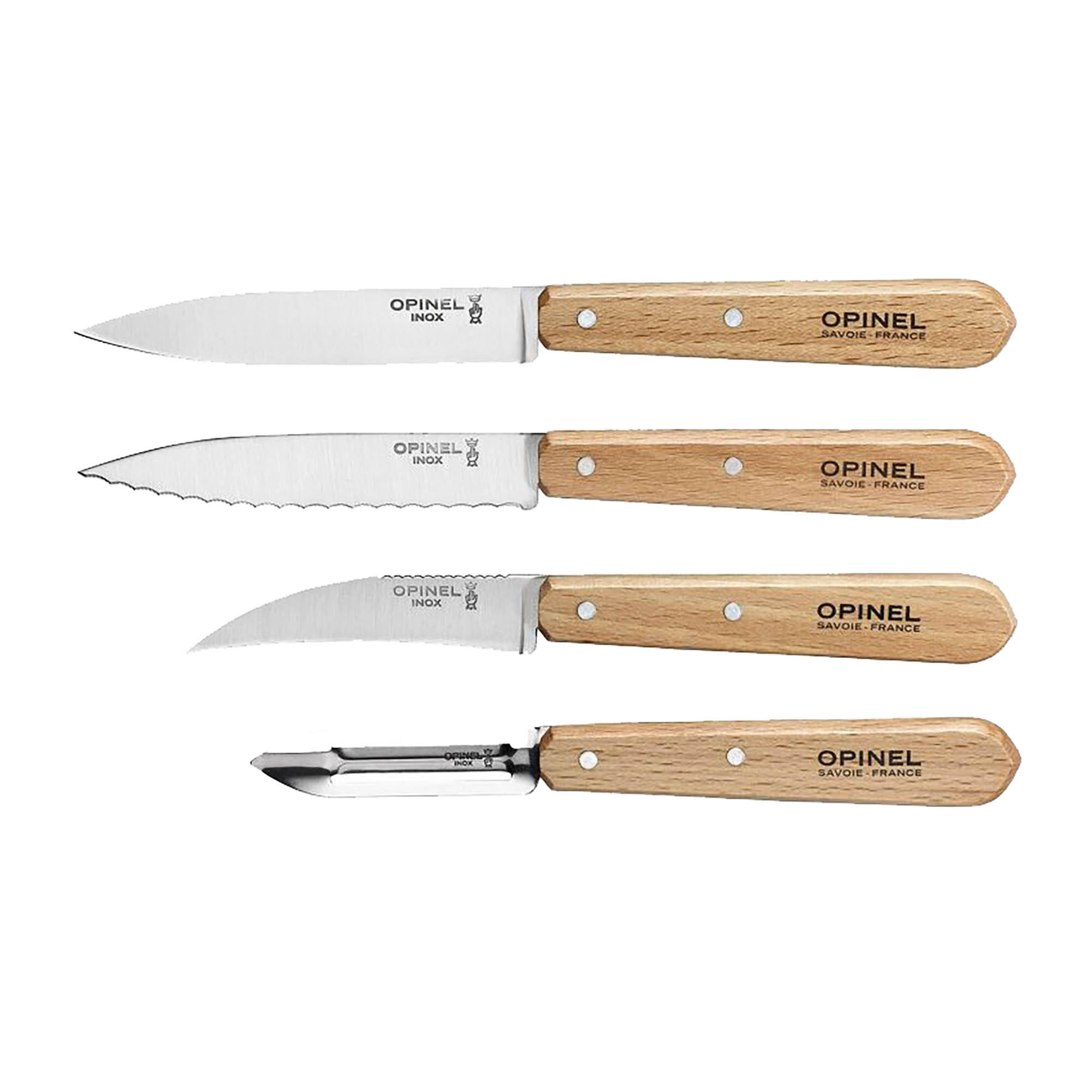 Coffret Opinel Essentiels - Naturel Manches en bois 2/4