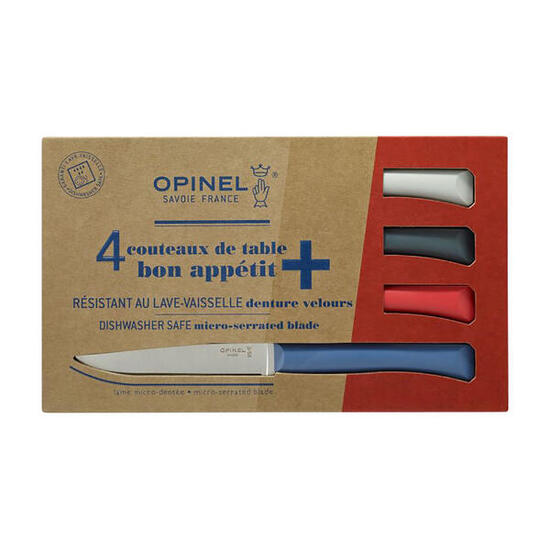 Coffret de 4 couteaux de table Opinel Bon Appêtit + Primo