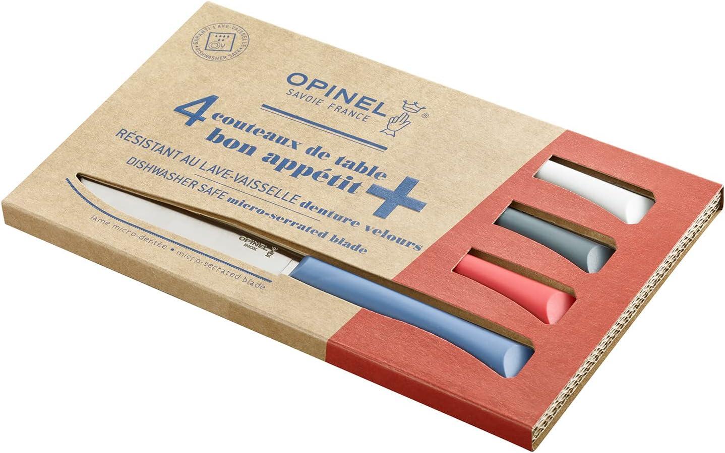 Coffret de 4 couteaux de table Opinel Bon Appêtit + Primo 3/5