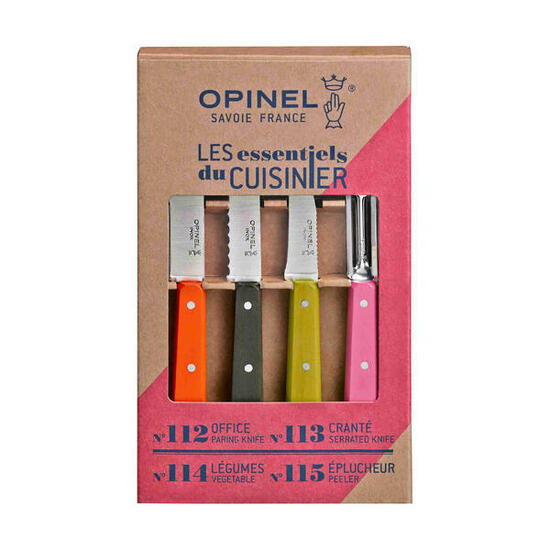 Coffret 4 couteaux Les Essentiels Fifties by Opinel