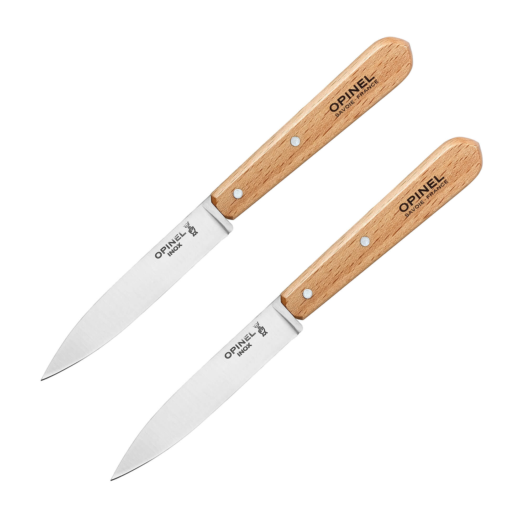 Coffret de 2 couteaux Opinel Offices N°112  en acier inoxydable 1/3