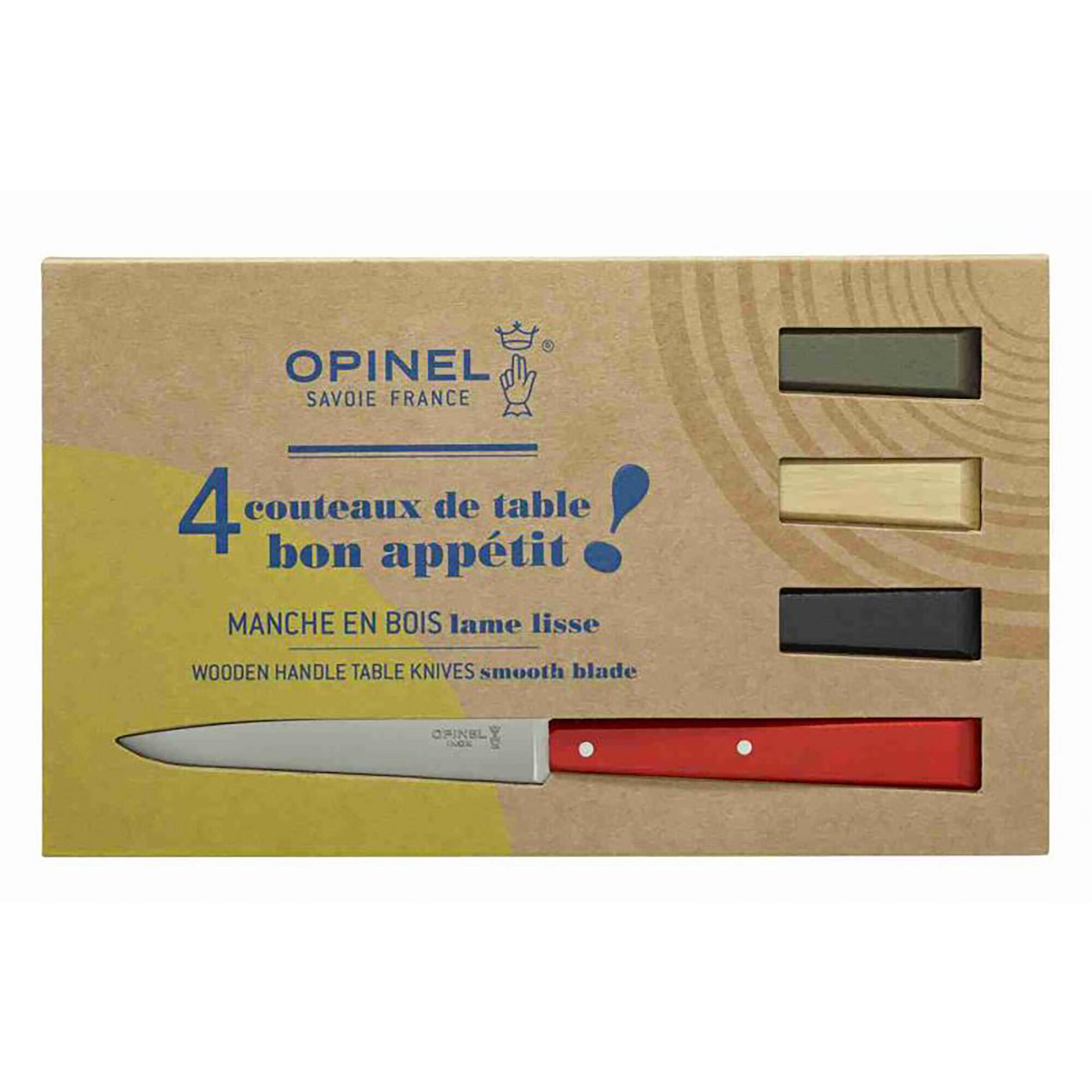Coffret de 4 couteaux de table N°125 Opinel Bon Appêtit Loft 1/3