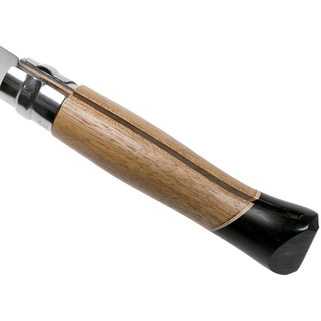 Coltello pieghevole No8 Atelier coltello da tasca noce acero legno ebano acciaio 4/5