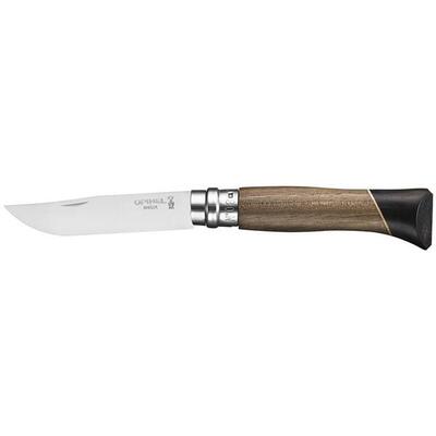 Coltello pieghevole No8 Atelier coltello da tasca noce acero legno ebano acciaio