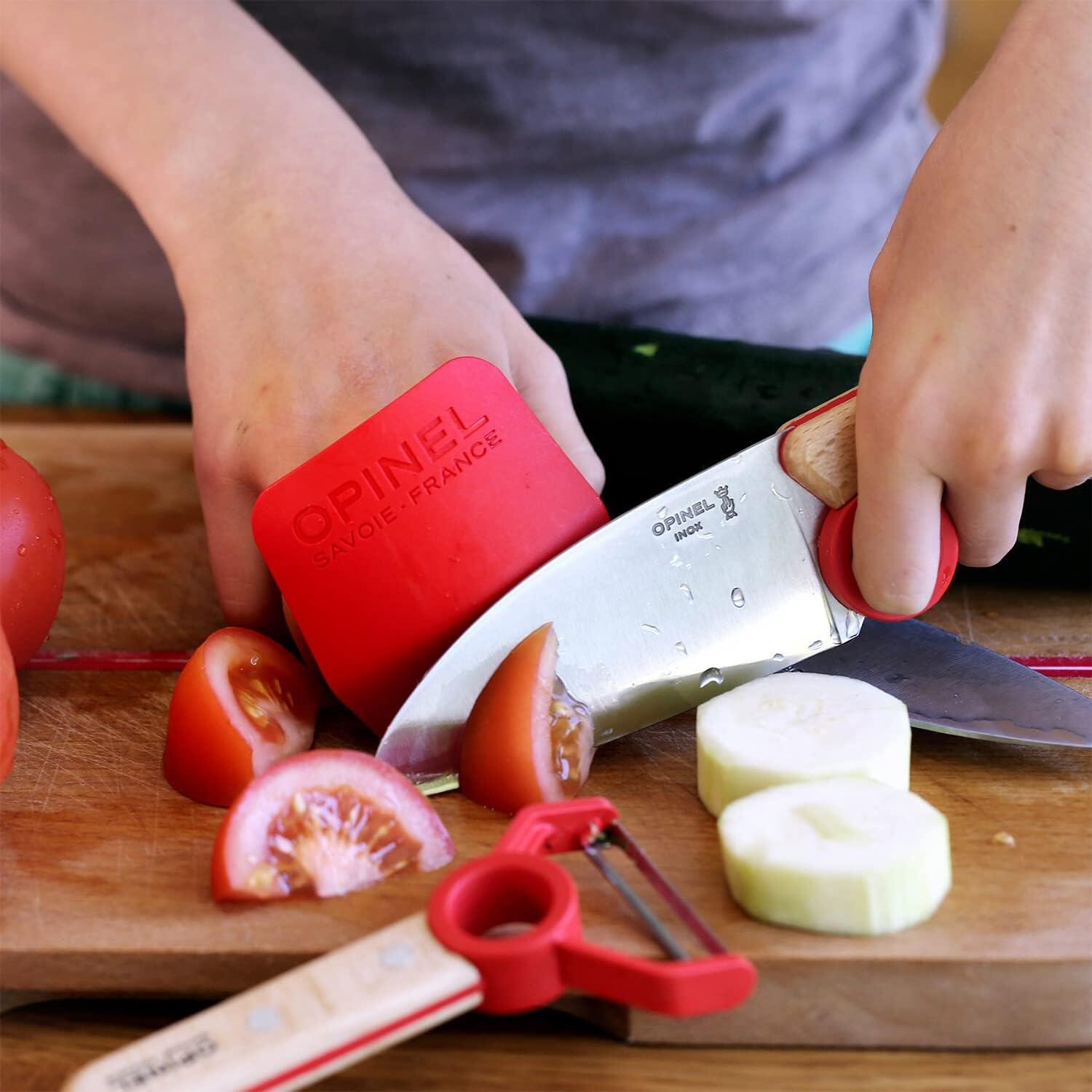 Coffret Le Petit Chef bois rouge Opinel 5/5