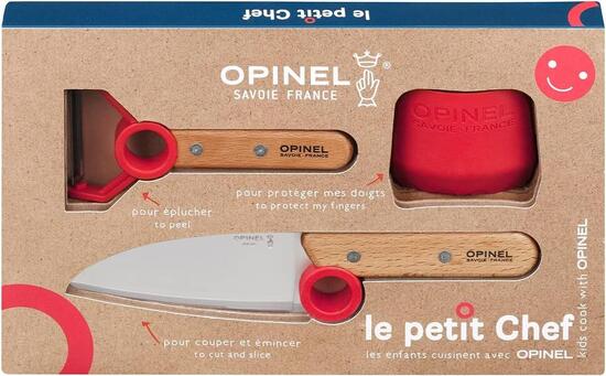 Coffret Le Petit Chef bois rouge Opinel