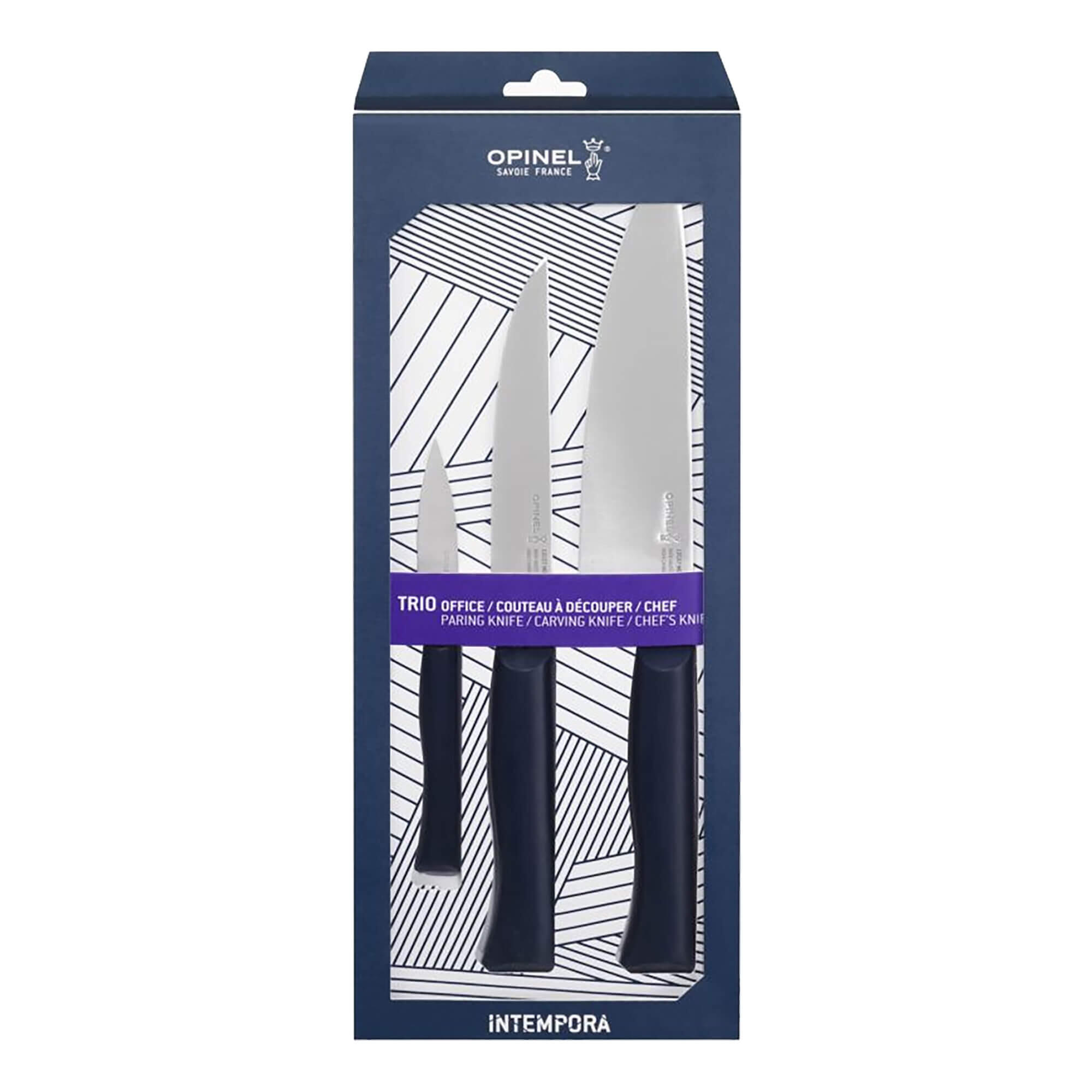 Opinel - Coffret Couteaux Opinel Trio Intempora - Couteau - Gris - Taille Unique - Decathlon