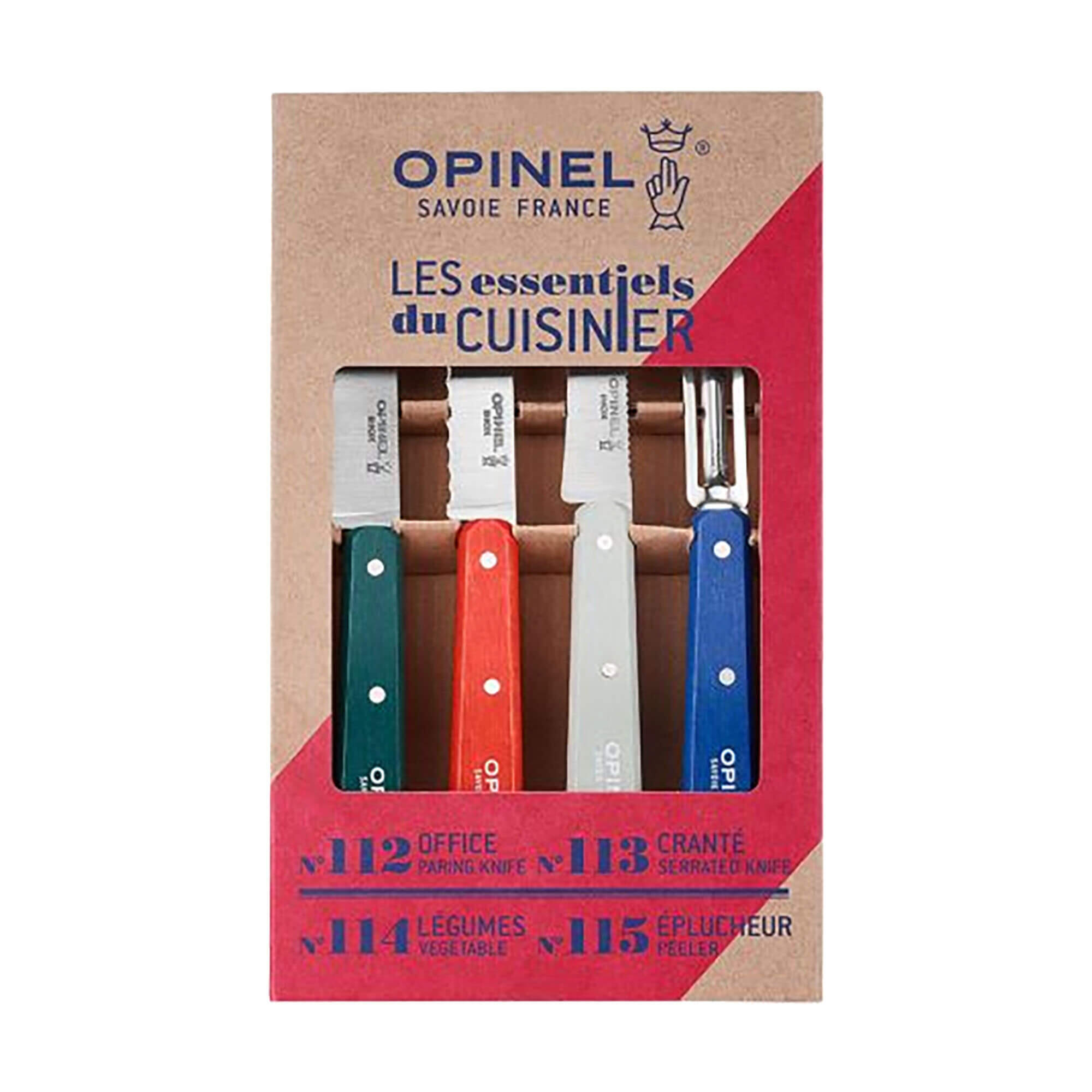 Opinel - Coffret 4 Couteaux Opinel Les Essentiels Primo - Couteau - Gris - Taille Unique - Decathlon