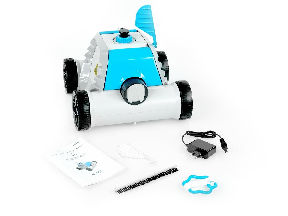 Bestway Robot piscine autonome Thetys - nettoyage fond plat - 20m² max 2/6