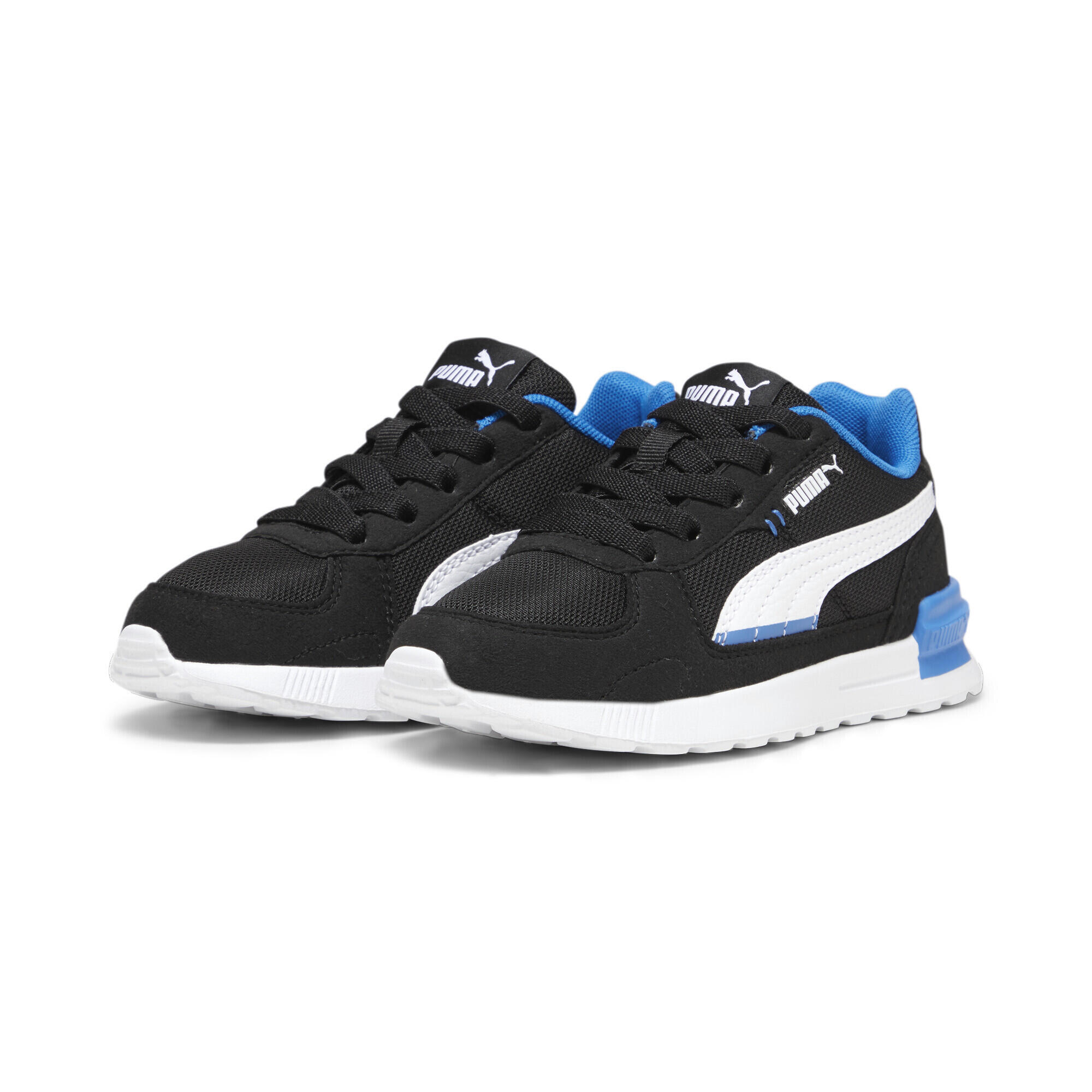 Dziecięce buty sportowe Graviton AC PUMA Black White Racing Blue