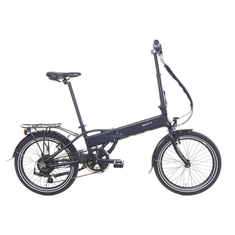 Spirit Smart Vélo Électrique Pliable 20 Pouces - 7 Vitesses - Vélo Pliant - Vélo