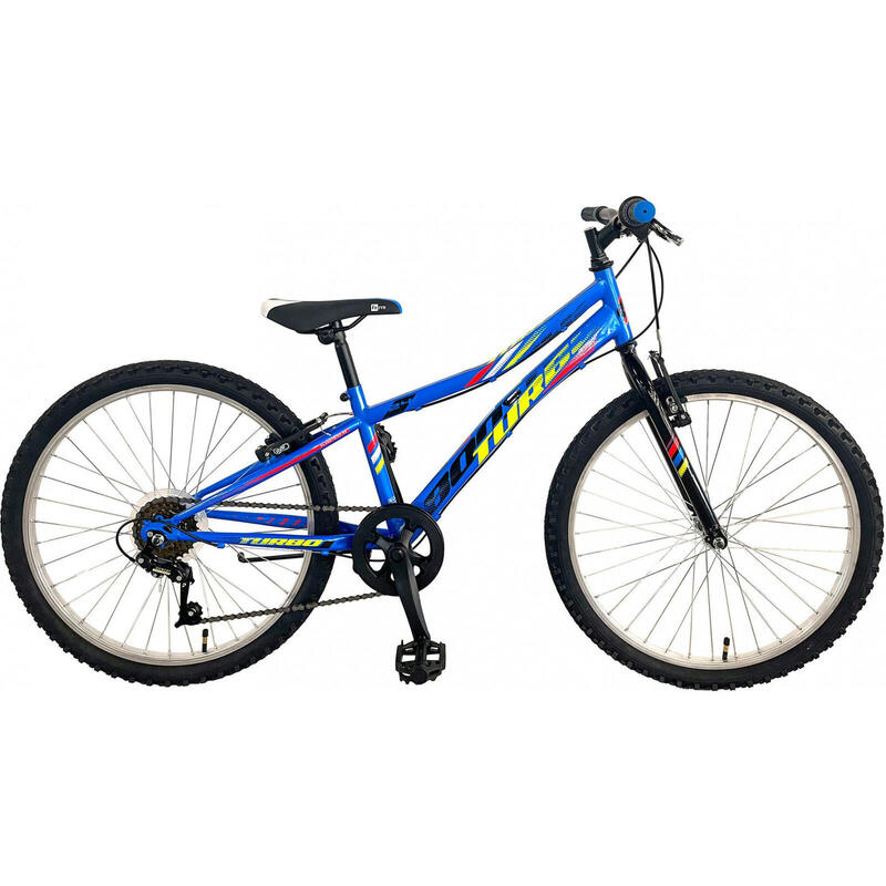 Bicicleta Copii Booster 2023 Turbo - 24 Inch, Albastru