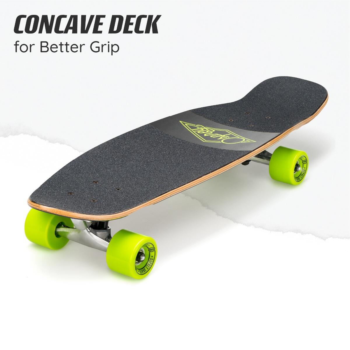 Osprey Complete  Skateboard, Twin Top Maple Concave Deck Overturn 6/6