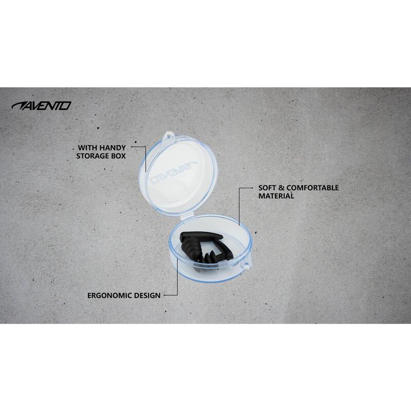 Set dopuri urechi Avento, Negru, uni