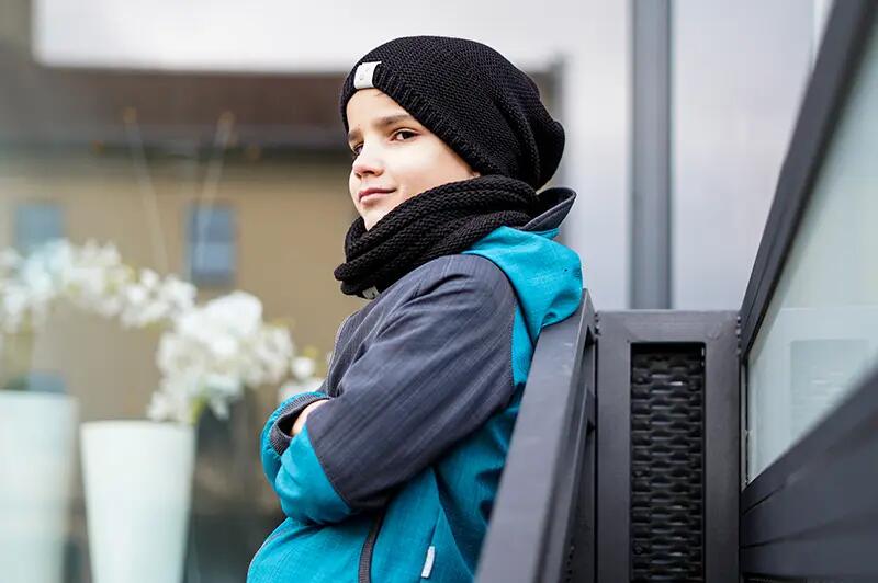Dětská pletená čepice Warm 6/7