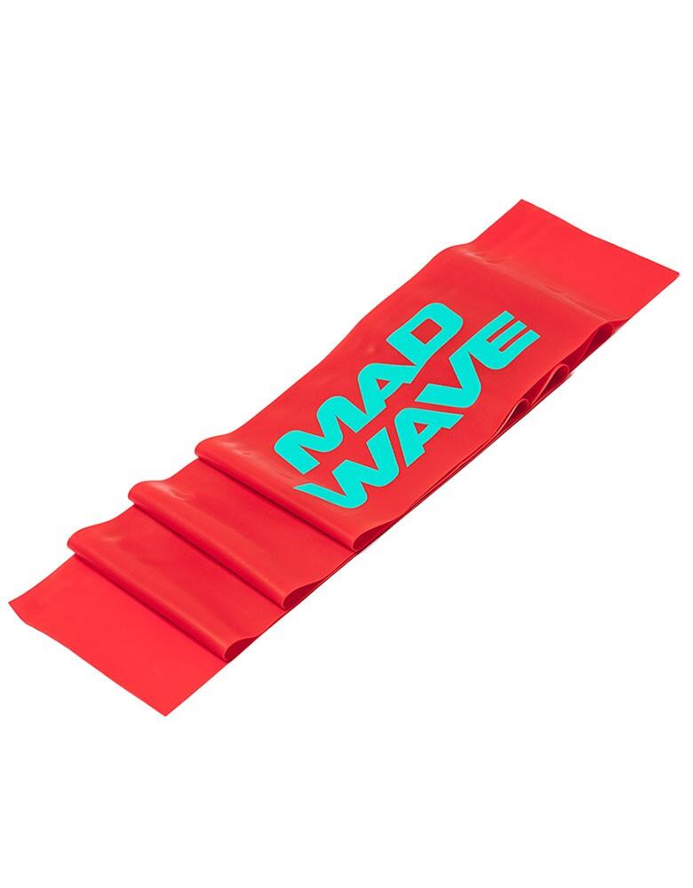 MAD WAVE Banda de resistência elástica MAD WAVE Vermelha 0.4mm Resistência média