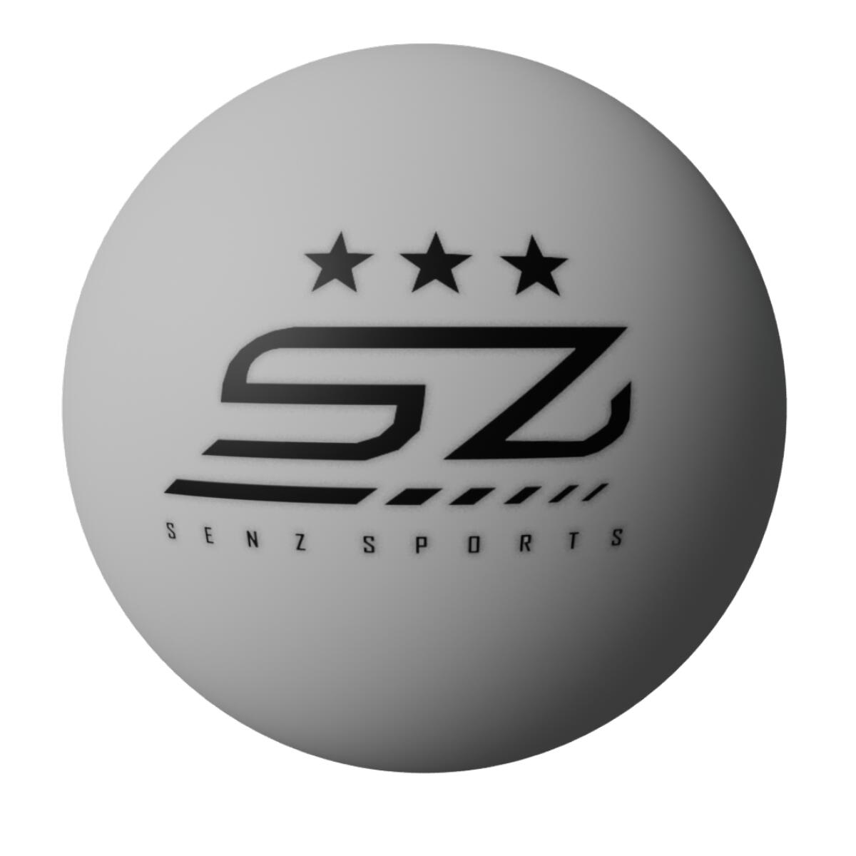 SENZ SPORTS Tafeltennisballen - 3 sterren - 6 stuks