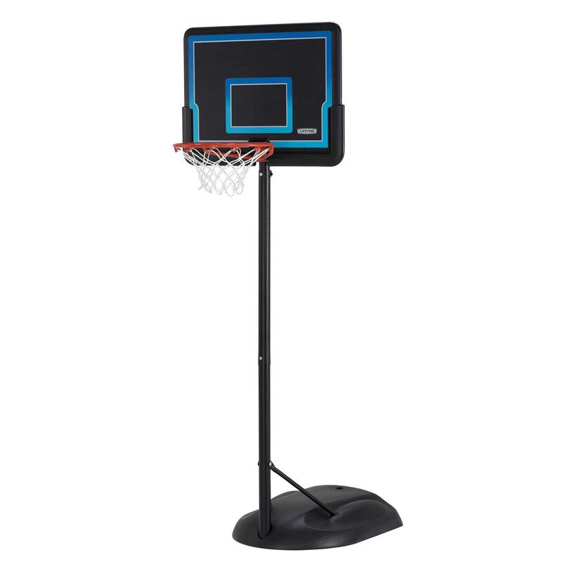 Panou baschet Lifetime junior, 81x58 cm, reglabil 160–230 cm, Albastru