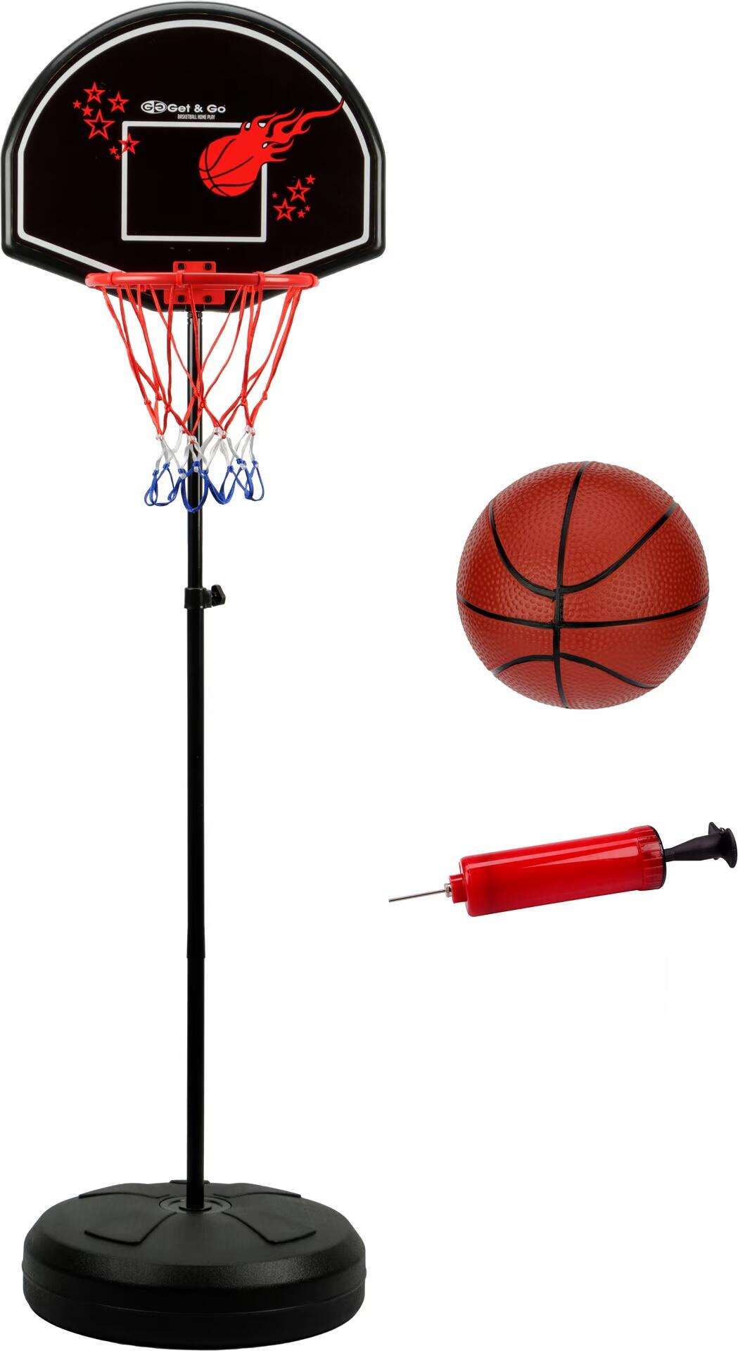 Suporte para Basquete Infantil - Conjunto com Bola e Bomba 2/6