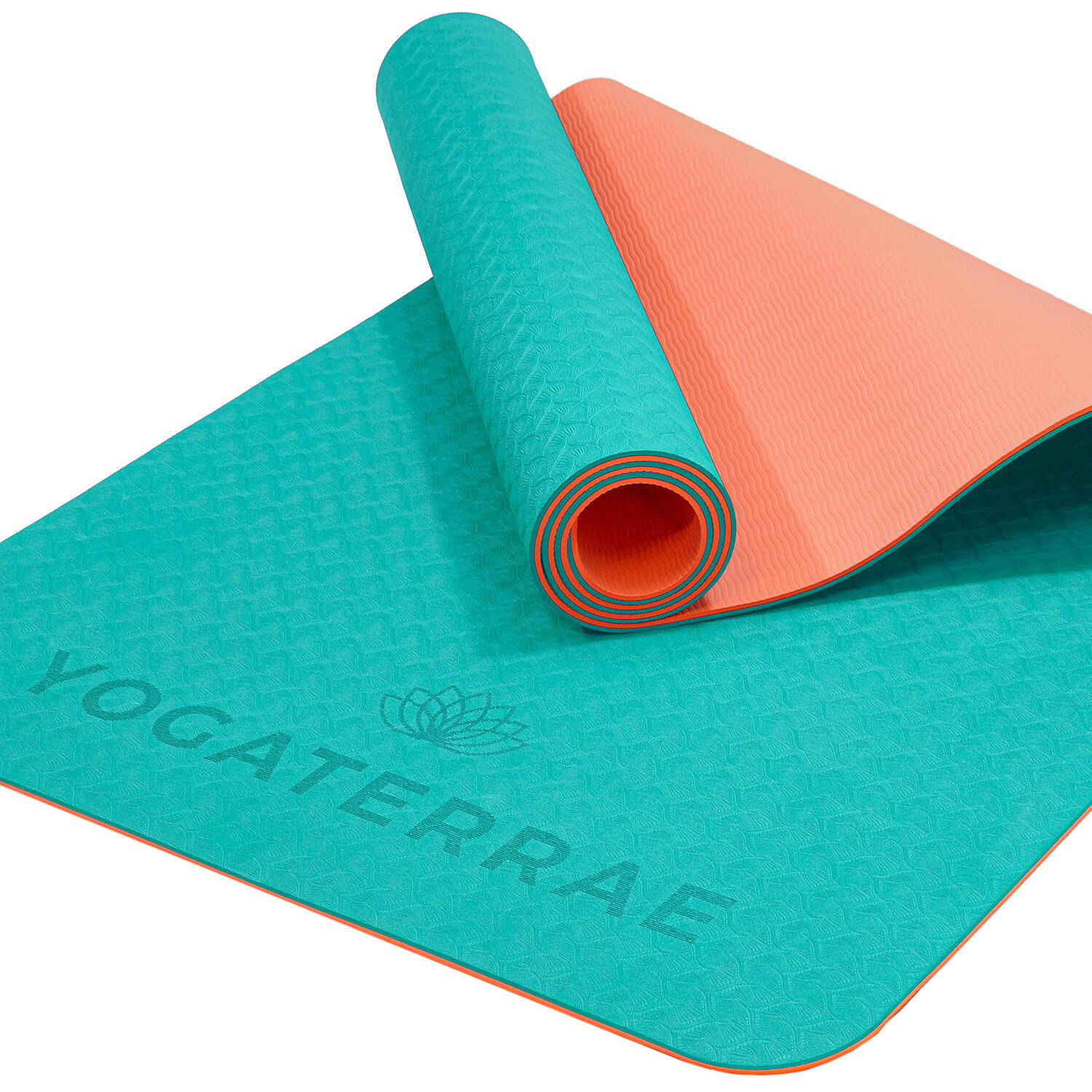 Tapis De Yoga Chakra Épais 6 Mm – TPE Écologique Antidérapant 183x61 Cm – Avec Sac De Transport
