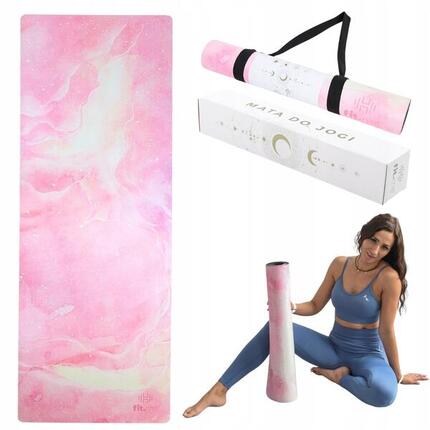 Mata do jogi zamszowa Fit.me Galaktyka 4 mm