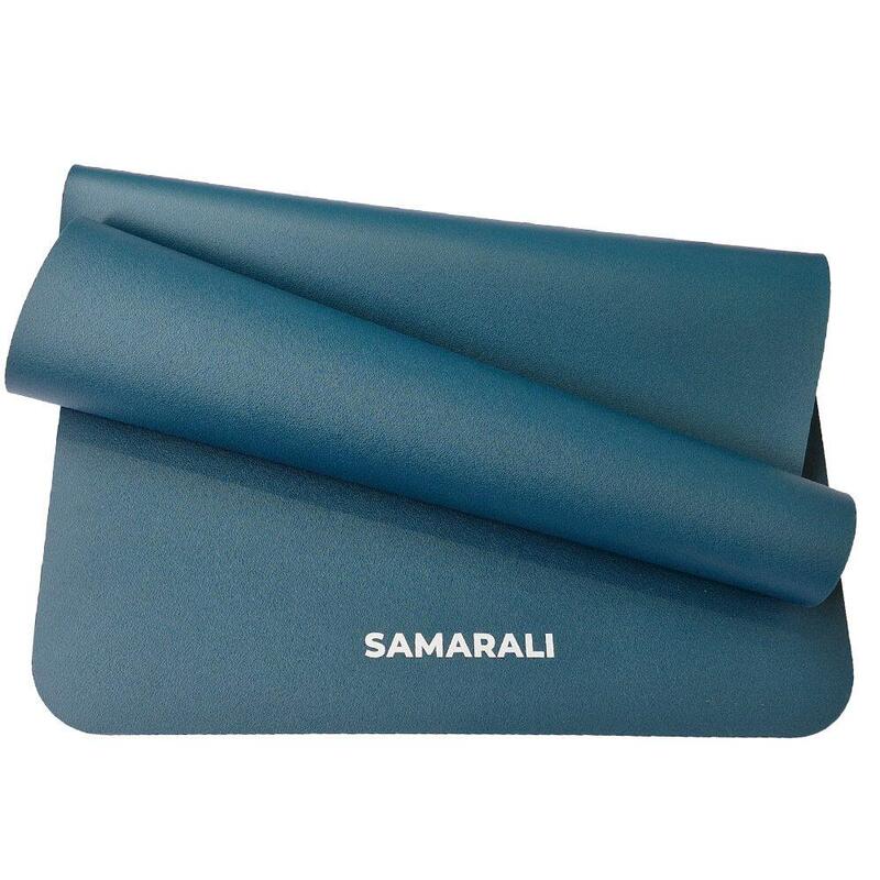 Samarali Tapis de Yoga en caoutchouc naturel - Vert foncé