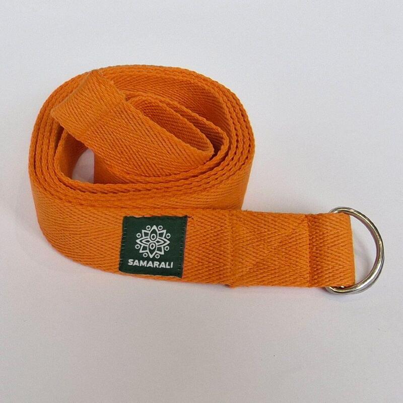 Samarali Correa de Yoga de Algodón Orgánico - Naranja