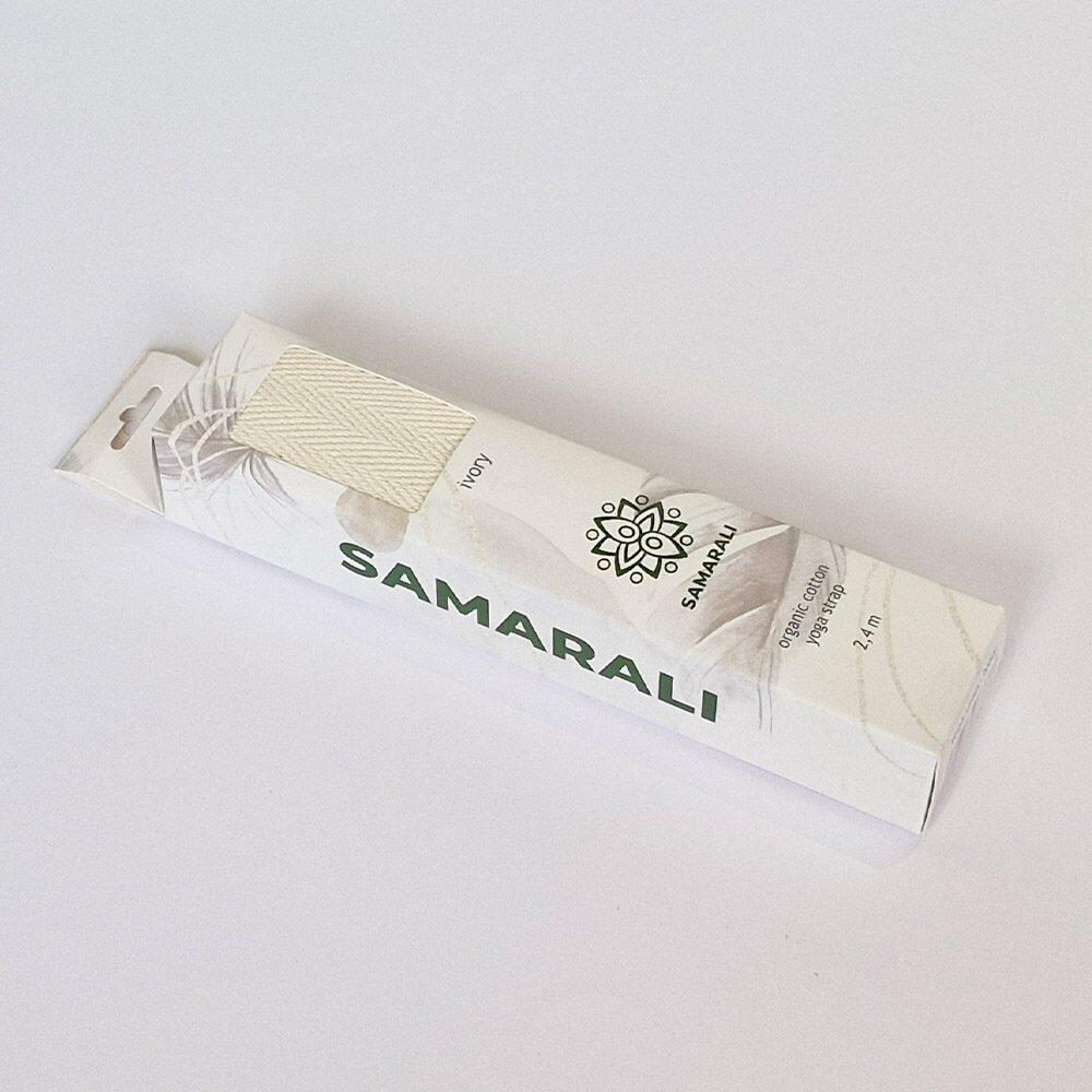 Samarali Correa de Yoga de Algodón Orgánico - Marfil 3/7