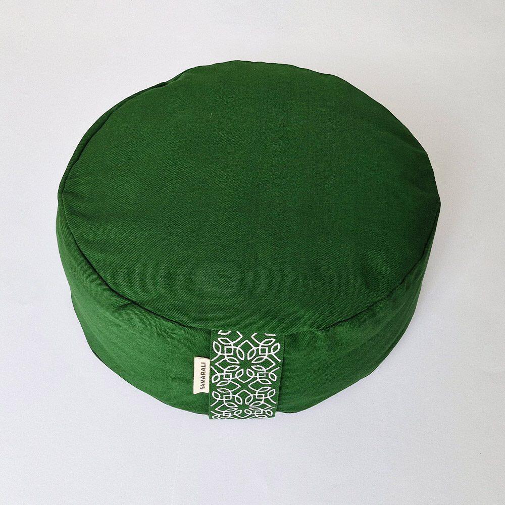 Samarali Coussin de Méditation Rond Vert forêt - XL 4/6