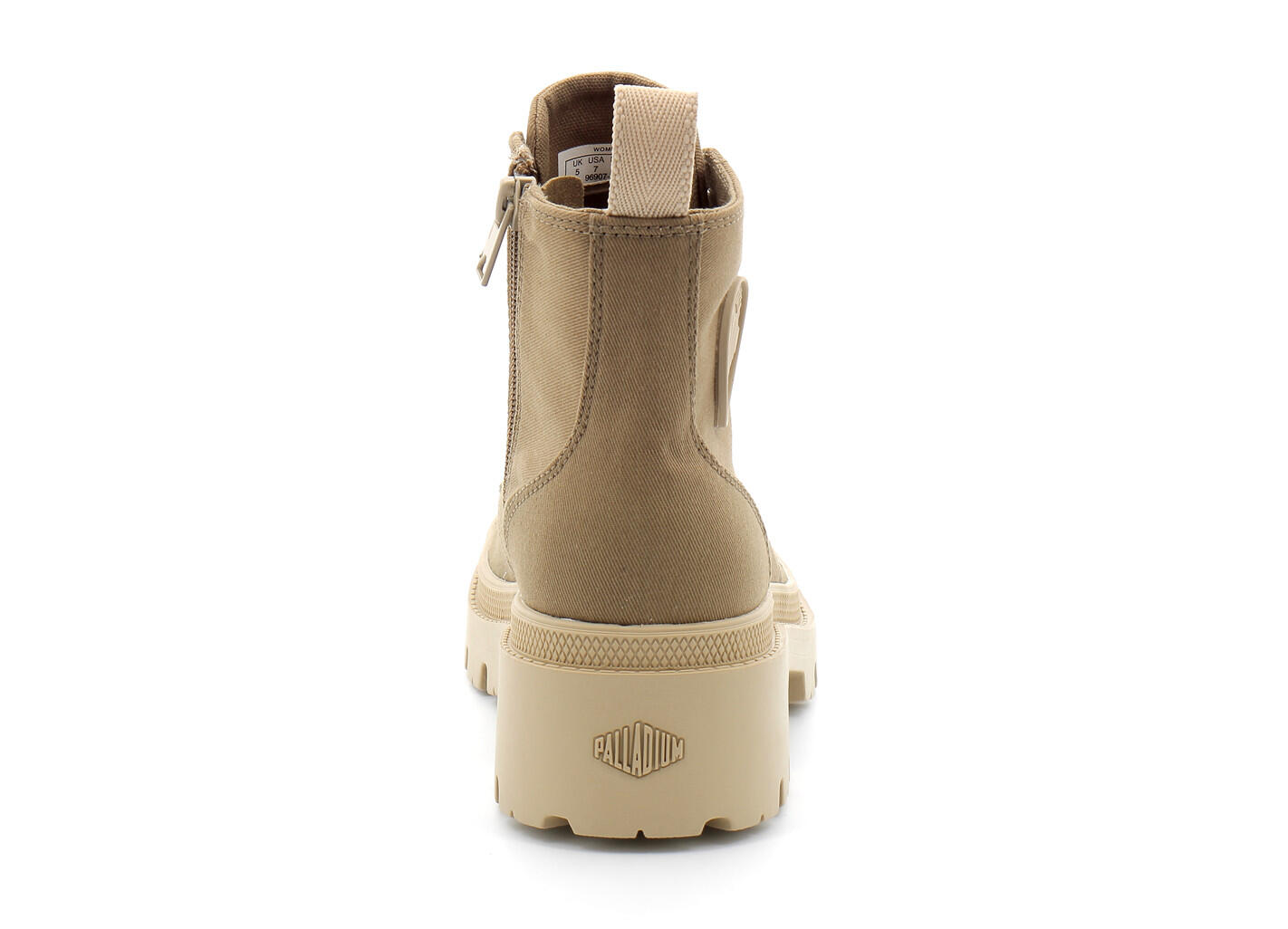 Chaussures montante pour femme à fermeture eclair PALLABASE TWILL 4/5