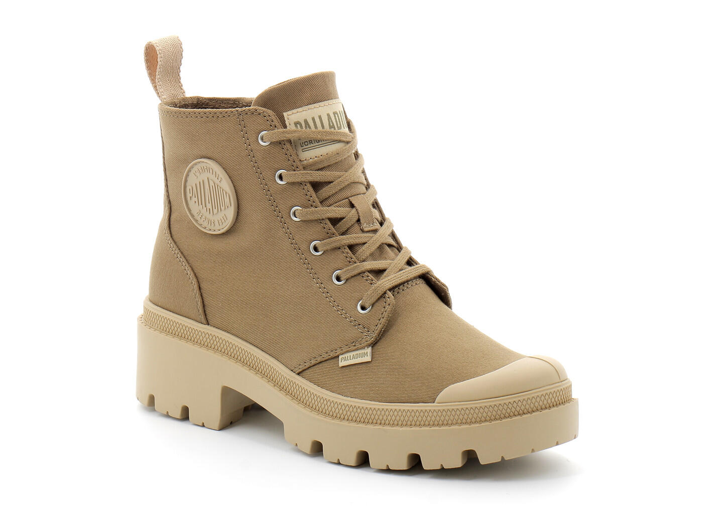 Chaussures montante pour femme à fermeture eclair PALLABASE TWILL 1/5