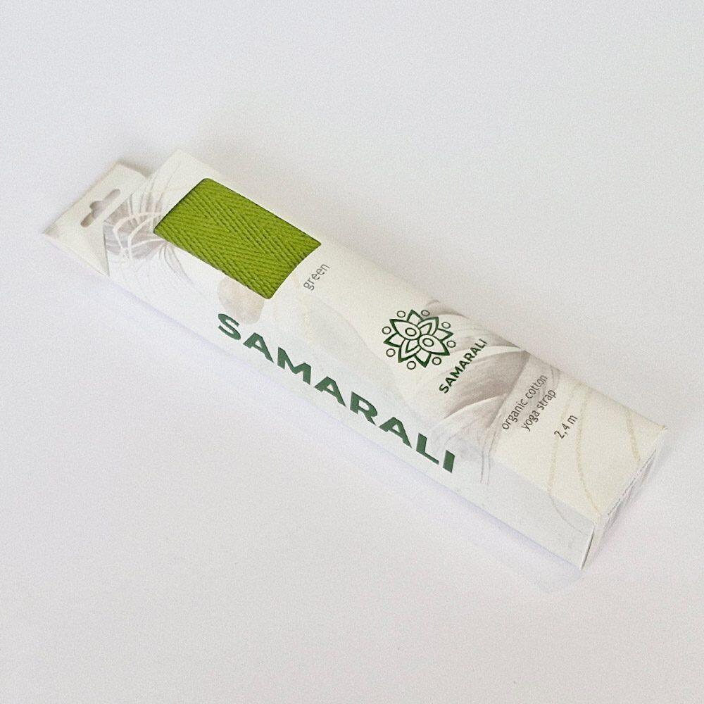 Samarali Sangle de Yoga en Coton Biologique - Vert 2/7
