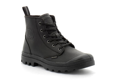 PALLADIUM Unisex Pampa Zip Leather ESS Boots Stiefelette 76888 Schwarz