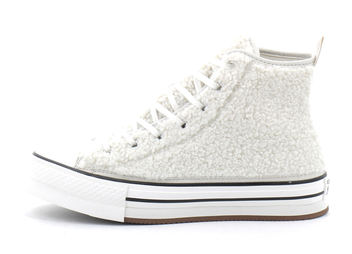 Zapatillas Converse CTAS Eva Lift Hi Light Bone para mujer 3/4