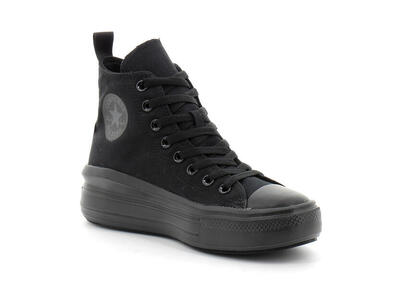 Scarpe da bambina Converse All Star Move High Top nere.