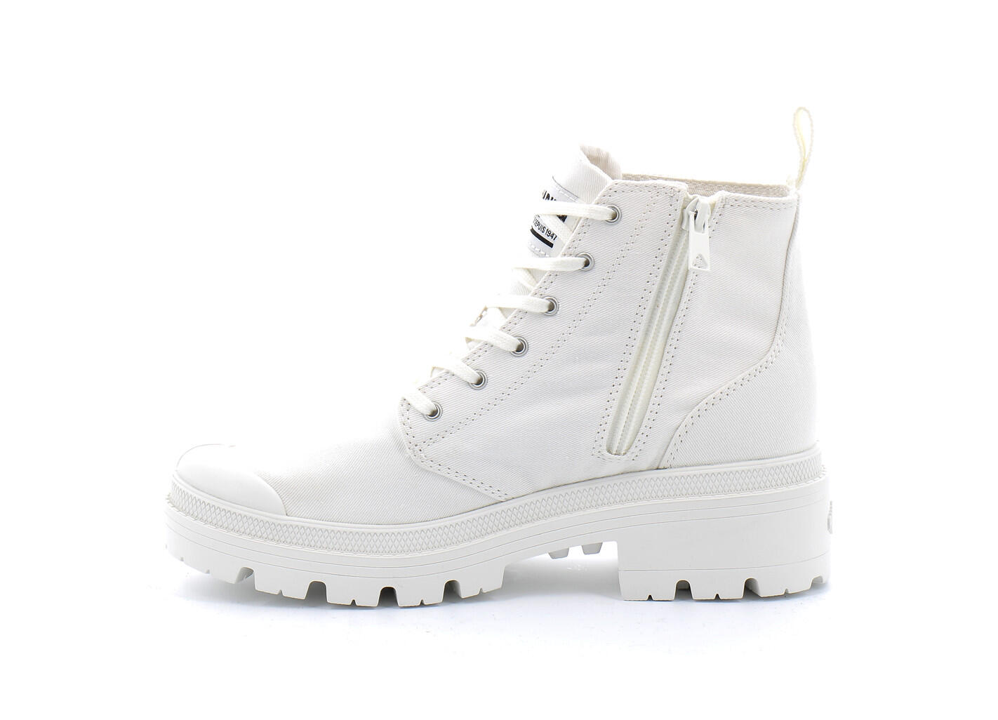 Chaussures montante pour femme à fermeture eclair PALLABASE TWILL 3/4
