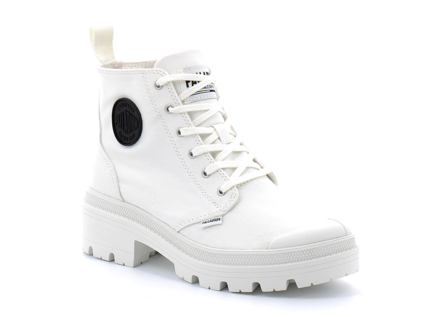 Chaussures montante pour femme à fermeture eclair PALLABASE TWILL 1/4