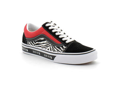 Vans Zapatillas Korean Typography Old Skool Rojo/azul Hombre