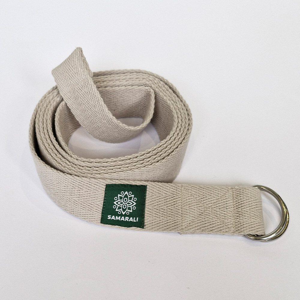 Samarali - Samarali Sangle De Yoga En Coton Biologique - Château Gris - Sangle - Gris - Taille Unique - Decathlon