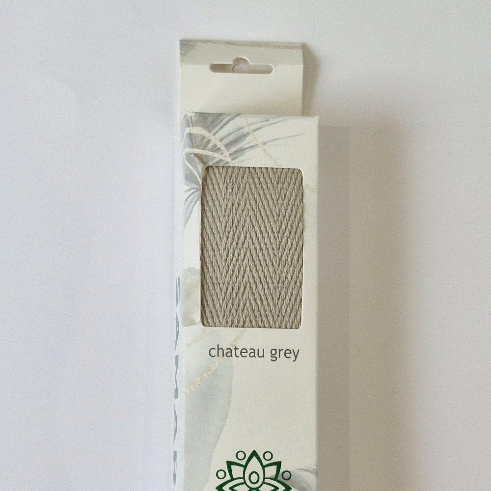 Samarali Correa de Yoga de Algodón Orgánico - Gris Castillo 3/7