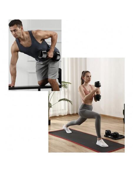 Clover Fitness Verstelbare Gewichten 12 Kg (Paar) 5/6