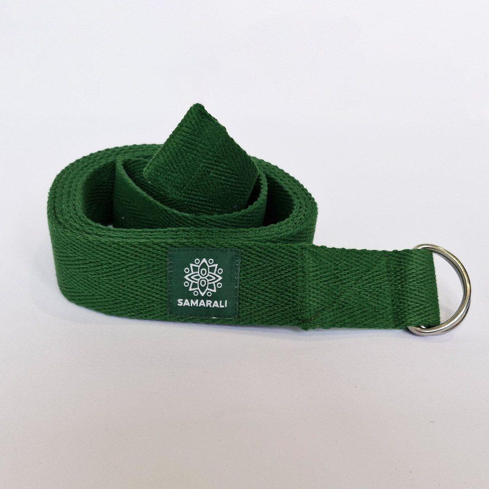 SAMARALI Correia para Yoga em Algodão Orgânico Samaral - Verde floresta