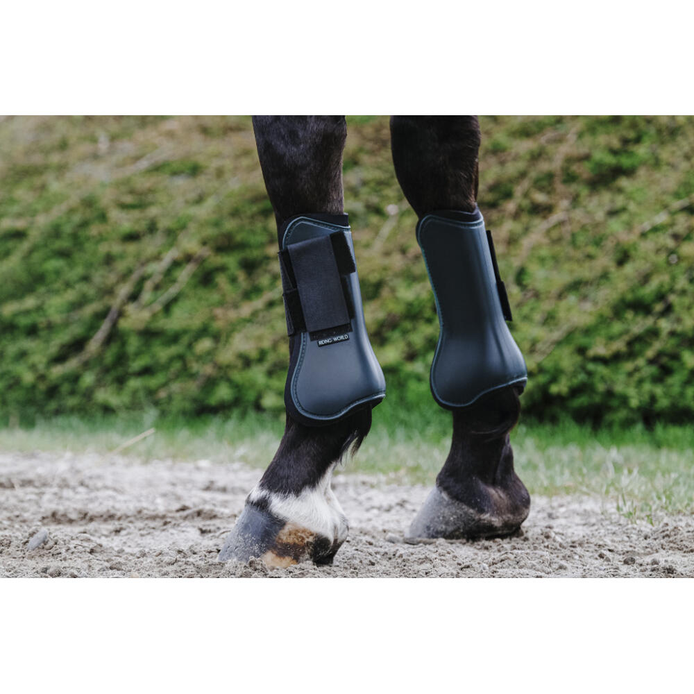 Guêtres Riding World Noir Poney 2/2