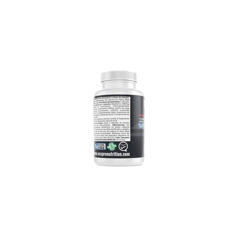 Beta-Alanina 500mg-100 cápsulas vegetales