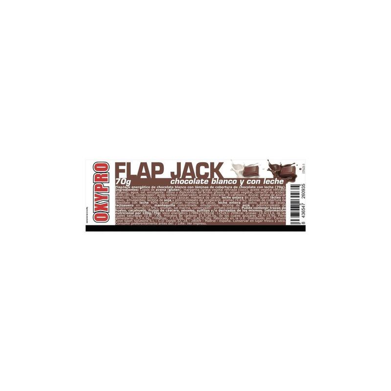 FLAP JACK Chocolate Blanco y con Leche-Caja x 12