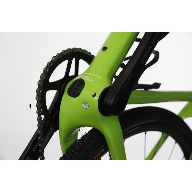 Bicicletta Gravel Open Up Shimano GRX 11V 700mm Verde 2022