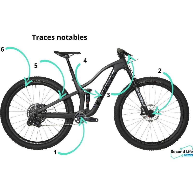 Trek Top Fuel 9.8 Sram GX 29' Bicicleta de Montaña Negra 2022